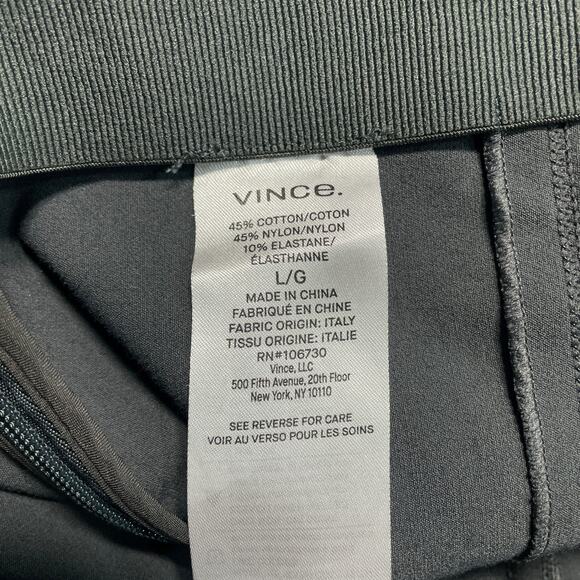 Vince Pants Womens Large Grey Stretch Career Office Capsule Classic Work Minimal - Picture 4 of 7